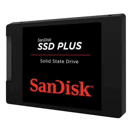 Ssd Sata Iii 500gb Sandisk Plus Leitura 545mb/s E Gravação 505mb/s Sdssda-500g-g28 Preto