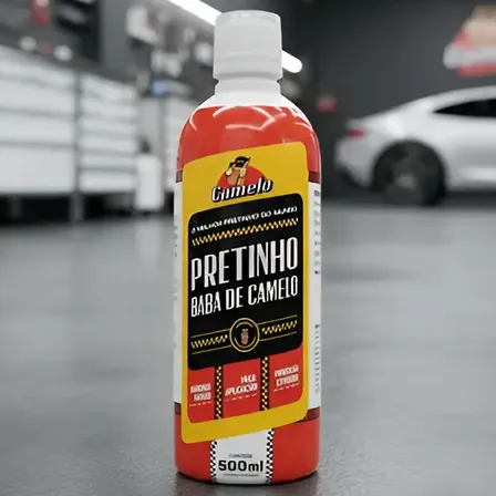 Pretinho Baba de Camelo 500ml Abrilhantador de Pneus Líquido