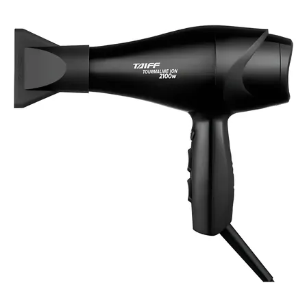 Secador De Cabelo Taiff Tourmaline 4 Temperaturas 2100w Cor Preto 220v