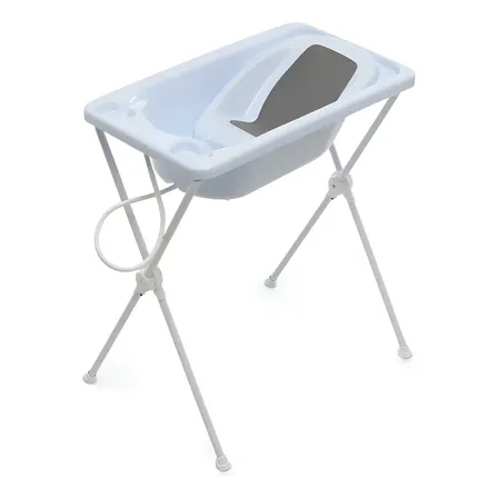 Banheira Plástica Acqua Trio Azul Galzerano Blue Liso