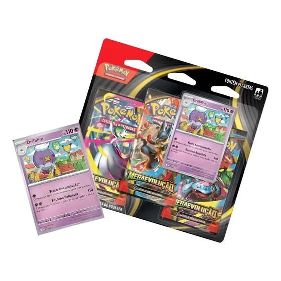 Blister Triplo Pokémon Mega Evolução Drifblim - Pokémon