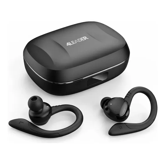 Fone de Ouvido Bluetooth sem Fio com Microfone e Cancelamento de Ruído, 20h de Bateria, Esportivo e Resistente à Água