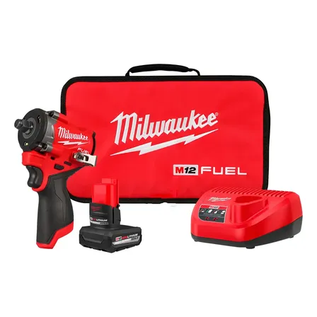 Chave Impacto Milwaukee 1/2 2563 M12 745nm Bateria Vermelho 12v