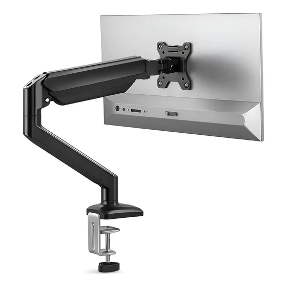 Suporte Monitor Articulado Ajustavel 14 Até 32 A Gás Preto