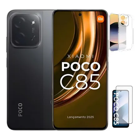 Xiaomi Poco C85 Preto 256GB 8GB RAM Dual SIM Black