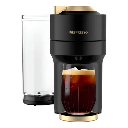 Cafeteira Nespresso Vertuo Pop+ Preta E Dourada 220v