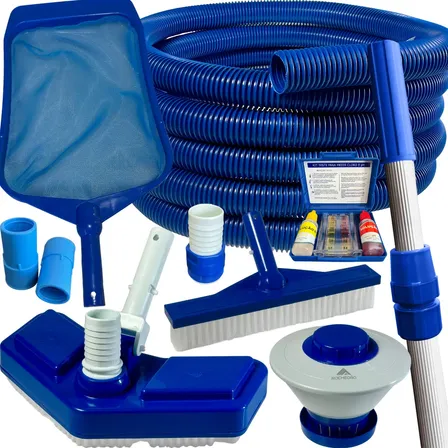 Kit Limpeza Piscinas Fibra Vinil Alvenaria Cabo 3m