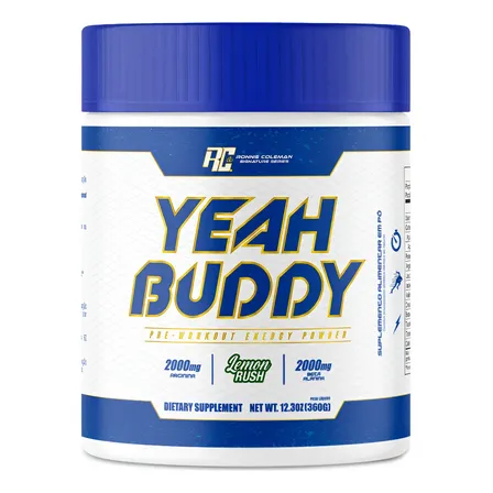 Pré Treino Yeah Buddy Ronnie Coleman 360g Lemon Rush Limon Rush Limão Rush