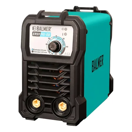 Máquina De Solda Inver 120a Bivolt Balmer Easy 145dv Eletrodo 3,25mm Azul-turquesa 127/220v