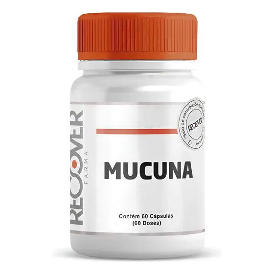 Mucuna 400mg - 60 Cápsulas (60 Doses) Natural