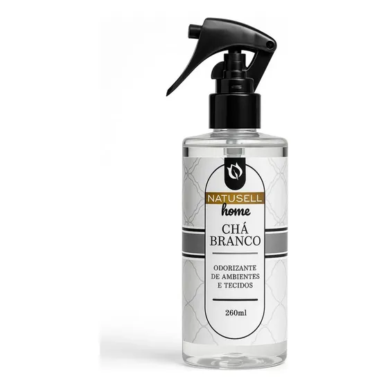 Home Odorizante De Ambientes E Tecidos Chá Branco 260ml Casa Cheirosa