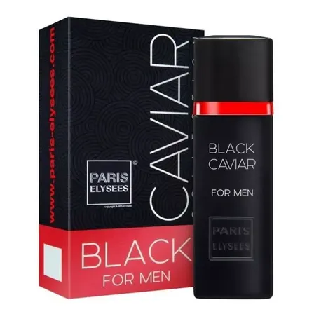 Perfume Black Caviar Paris Elysees Masculino Intense 100ml