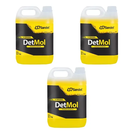 Shampoo Automotivo Concentrado Det Mol 5l Biodegradável