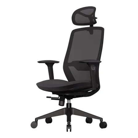Elements Serena Cadeira Ergonômica Cor Preta Preto Poliéster