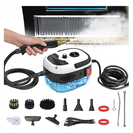 Limpador A Vapor De Alta Temperatura E Alta Pressão 2500w Branco Jmjn Maquina Limpeza Vapor Vaporizador Portátil 127v