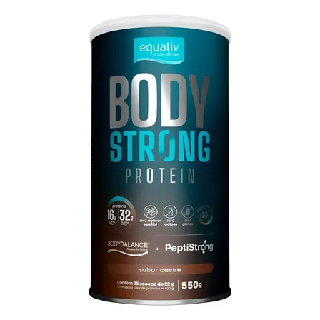 Body Strong Protein Cacau 550g - Equaliv