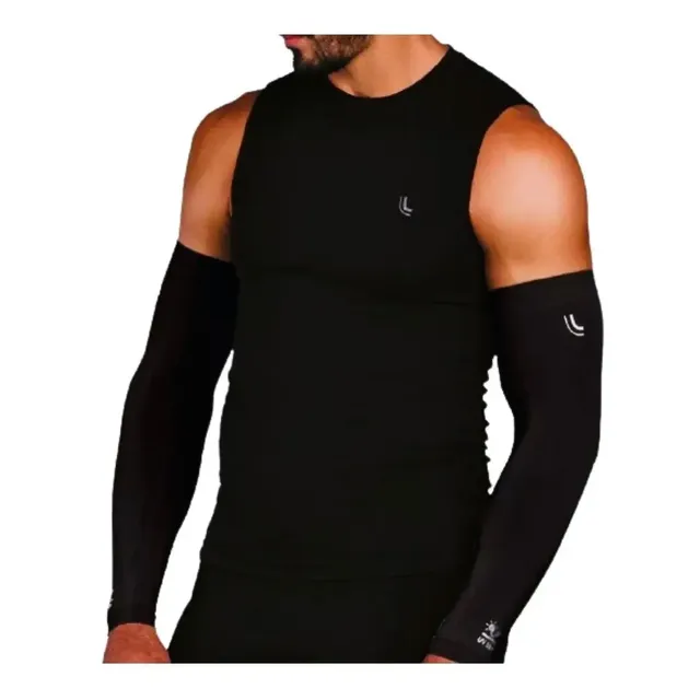 Lupo Manguito Unissex Uv50+ - M - Preto