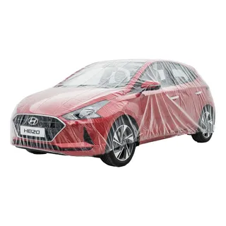 Capa Plástica Transparente Carro Reis Proteção Contra Chuva 4.6m