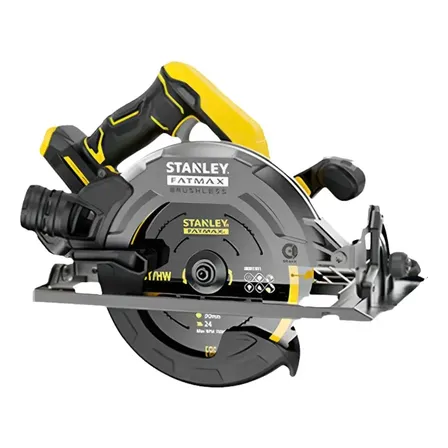 Serra Circular 7 Pol. 1/4 Sem Fio 20v Max Brushless Sbc551 Stanley Amarelo