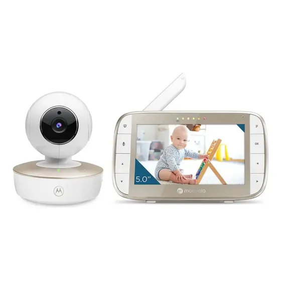 Babá Eletrônica VM50G Monitor 5.0 Panorâmica e Zoom Motorola