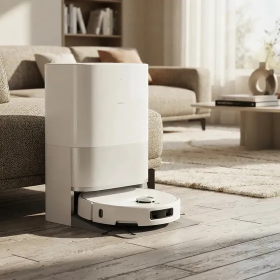 Xiaomi Robô Aspirador Vacuum 5 20000pa Base Autolimpante Cor Branco