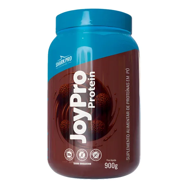 Whey Protein Joypro Pote 900g Sabor Brigadeiro Shark Pro