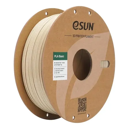 Filamento 3d Esun Pla Basic 1kg 1.75mm Branco Osso