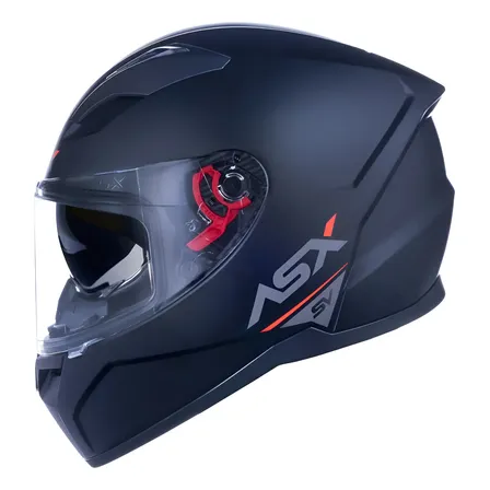 Capacete Moto Asx City Solid Sv Visor Solar Cores Cor Preto Grafite Fosco Tamanho Do Capacete 56 Liso