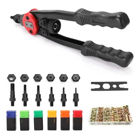 Matheus Rebitador Manual Rebitadeira Rosca E Rebites M3-m10 Com 175