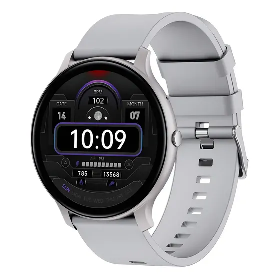 Smartwatch Eowihor X27 45 mm para Android e iOS, com Tela de 1.95", À Prova D'Água IP68 e Pulseira Milanese Cinza