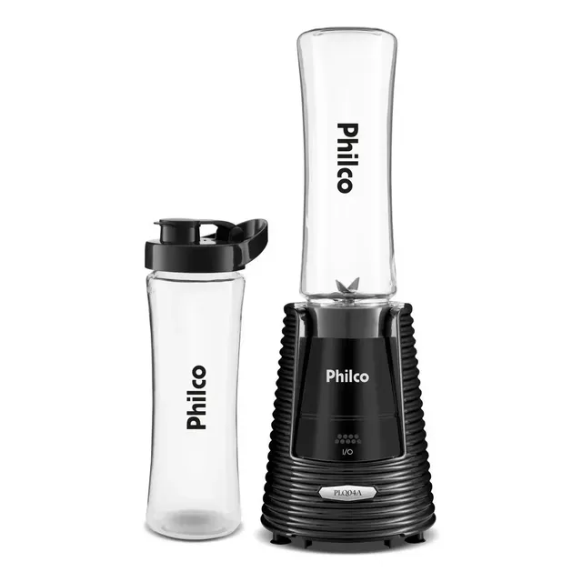 Liquidificador Philco Portátil 2 Squeezes 400w Plq04a Preto 127v