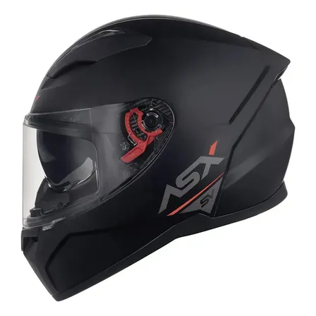 Capacete Moto Asx City Solid Sv Visor Solar Cores Cor Preto Grafite Fosco Tamanho Do Capacete 58 Monocolor 57/58