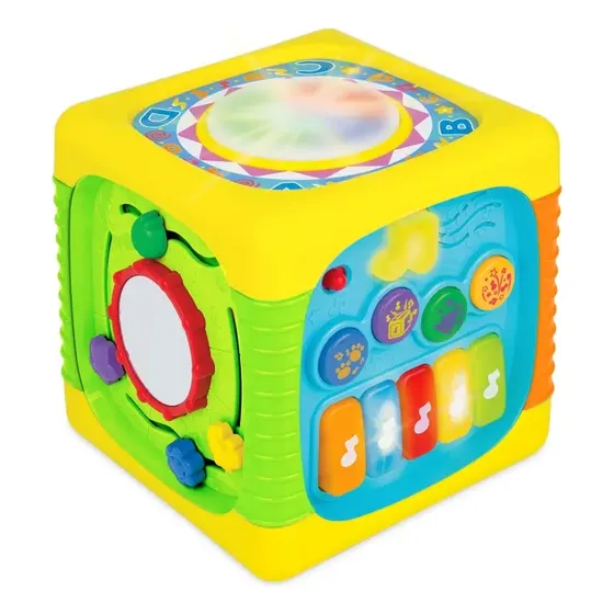 Brinquedo Infantil Cubo De Atividades Musical Winfun 000741 Colorido