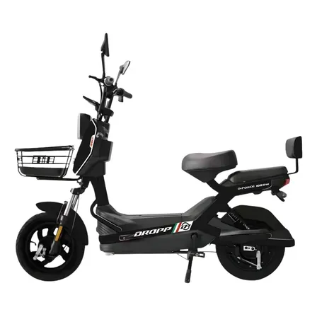 Bike Mini Scooter Bicicleta Elétrica 1000w Ate 32km/h Dropp Preto