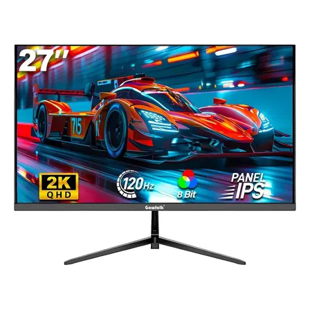Tela de PC Gamer Gawfolk 2k 120hz Hdmi Dp de 27 monitores
