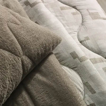 Coberdrom Edredom Grosso Dupla Face Blend Comfort Casal Altenburg Elemento Geométrico