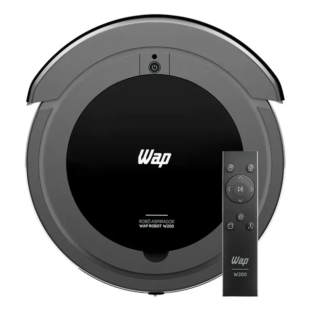 WAP Robô W200 Aspirador Robô 3 em 1 Varre Aspira Passa Pano Bivolt