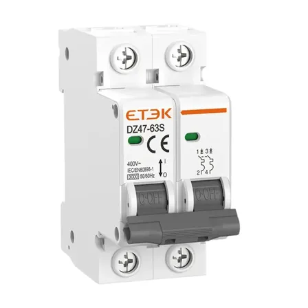 Disjuntor Bipolar 32a Termomagnético 2 Polos Din Curva C 32 Amper Etek