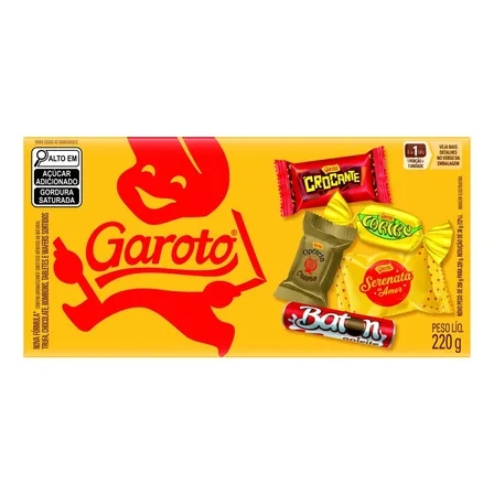 Caixa De Bombom Sortido Garoto 220g