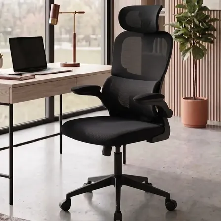 Cadeira Escritório Ergonômica Stoel Summit Pro Apoio Lombar Preto
