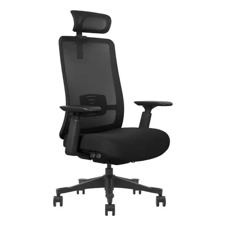 Cadeira V1 Connect Giratória Ergonômica 10 Ajustes Relax 150 Kg Preta Mesh - Espuma Injetada D55
