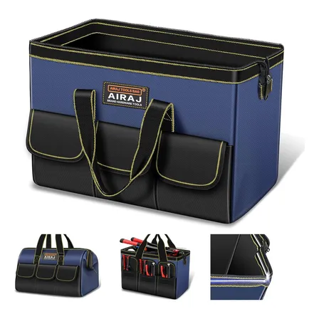 Bolsa De Ferramentas Airaj Profissional Maleta Ferramentas Azul-escuro