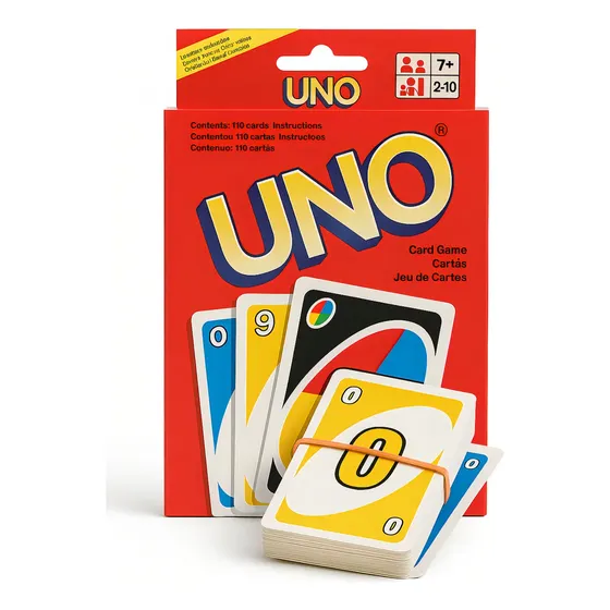 Jogo de Cartas Uno Clássico para Família e Amigos