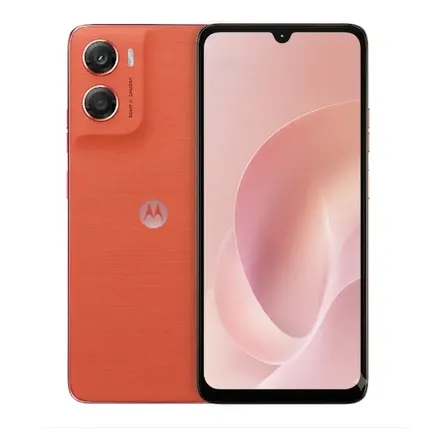Motorola Moto G06 Dual Sim 64gb/4gb De Ram Até 12gb, Laranja, 5200 Mah, Gorilla Glass 3, Ip64