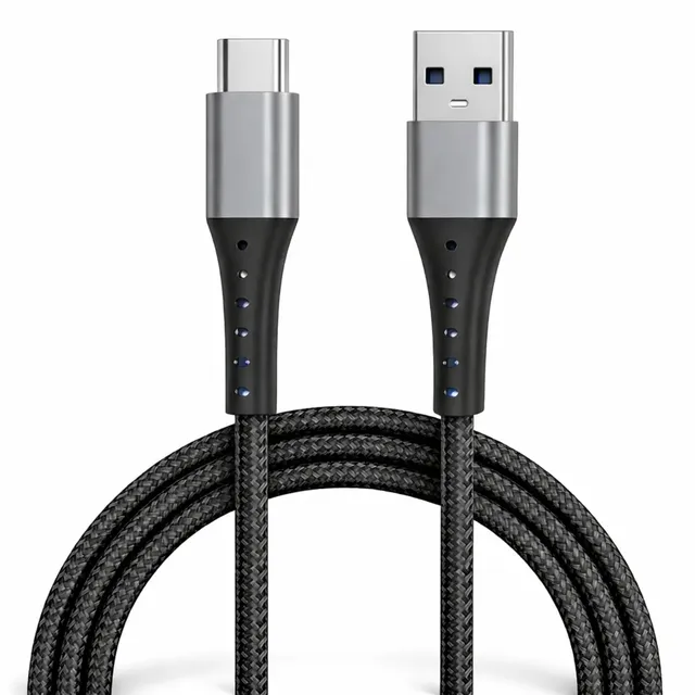 Cabo Usb Tipo-C 2 Metros Carregador Turbo Compatível Com Motorola Moto G Samsung Galaxy Xiaomi Redmi iPhone 15 16 17 Pro Max Carplay Ps5 Super Rápido