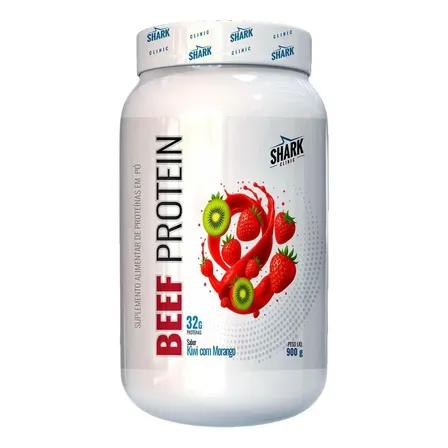 Whey 32g Proteina Morango Kiwi 900g Zero Lactose Sharkpro Morango E Kiwi