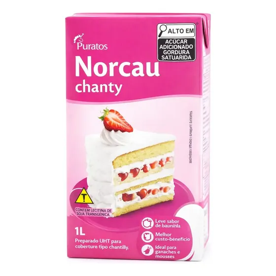 Chantilly Chanty 1 Lt Tradicional Puratos Norcau Confe Sabor