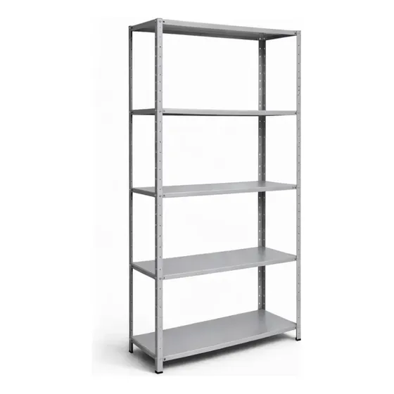 Estante Multiuso de Aço com 5 Bandejas Cinza 60x30 cm