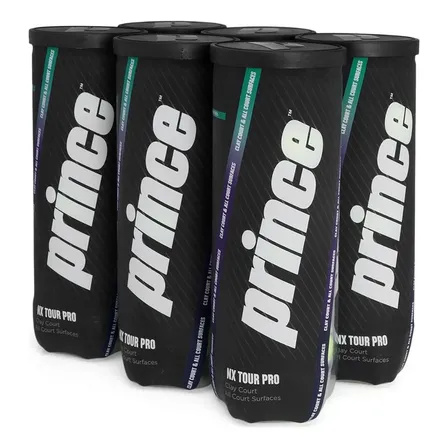 Bola De Tênis Prince Nx Tour Pro Pack Com 06 Tubos