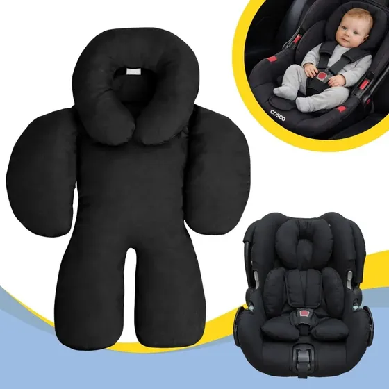 Redutor Bebe Conforto Almofada Cadeirinha Protetor Preto Boa Dica